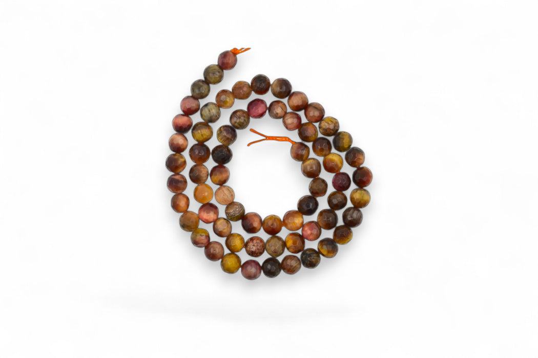 Sirag Ochi de tigru maro sfere fatetate 6mm