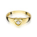 Inel Aur 14K cu Diamant Natural 0.10 ct