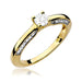 Inel Aur 14K W0009 Diamant Cultivat 0.30ct