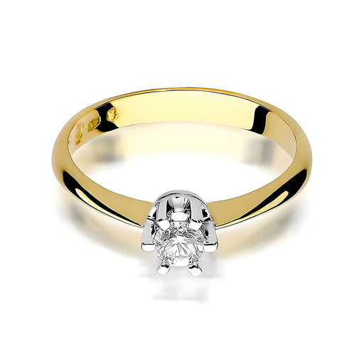 Inel Aur 14K W0036 Diamant Cultivat 0.25ct