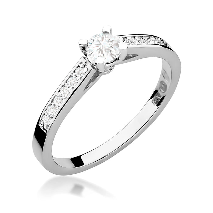 Inel Aur 14K W0052 Diamant Cultivat 0.30ct