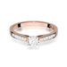 Inel Aur 14K W0052 Diamant Cultivat 0.30ct