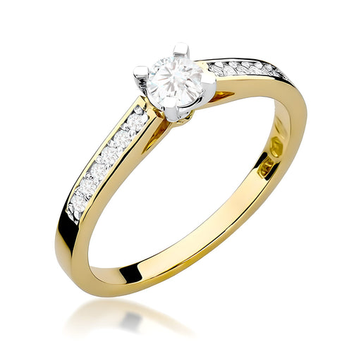 Inel Aur 14K W0052 Diamant Cultivat 0.30ct