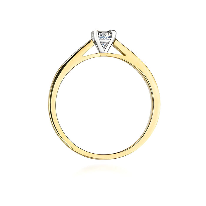 Inel Aur 14K W0052 Diamant Cultivat 0.30ct