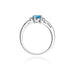 Inel Aur 14K W006 Topaz London Blue 0.50ct