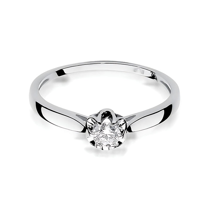Inel Aur 14K W0062 Diamant Cultivat 0.15ct