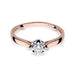 Inel Aur 14K W0062 Diamant Cultivat 0.15ct