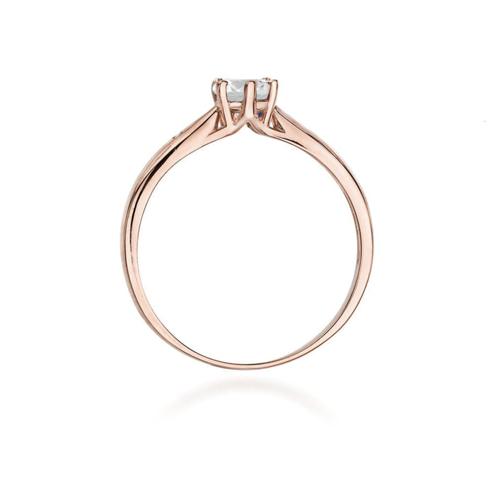 Inel Aur 14K W074 Safir Alb 0.60ct