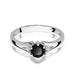 Inel Aur 14K W076 Diamant Negru 0.50ct