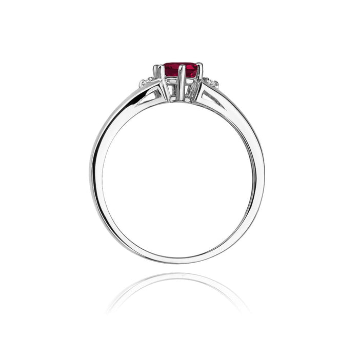 Inel Aur 14K W0076 Rodolit 0.60ct