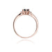 Inel Aur 14K W076 Diamant Negru 0.50ct