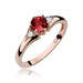 Inel Aur 14K W076 Garnet 0.60ct