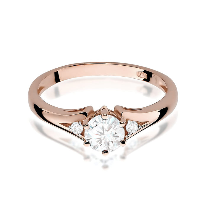 Inel Aur 14K W0076 Diamant Crescut în Laborator 0.60ct