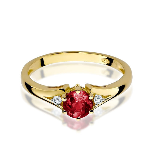 Inel Aur 14K W076 Garnet 0.60ct