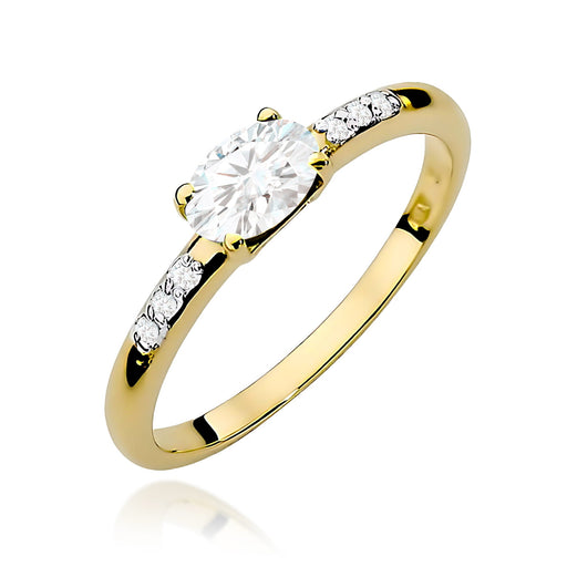 Inel Aur 14K Diamant Cultivat în Laborator 0,40ct