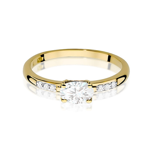 Inel Aur 14K Diamant Cultivat în Laborator 0,40ct