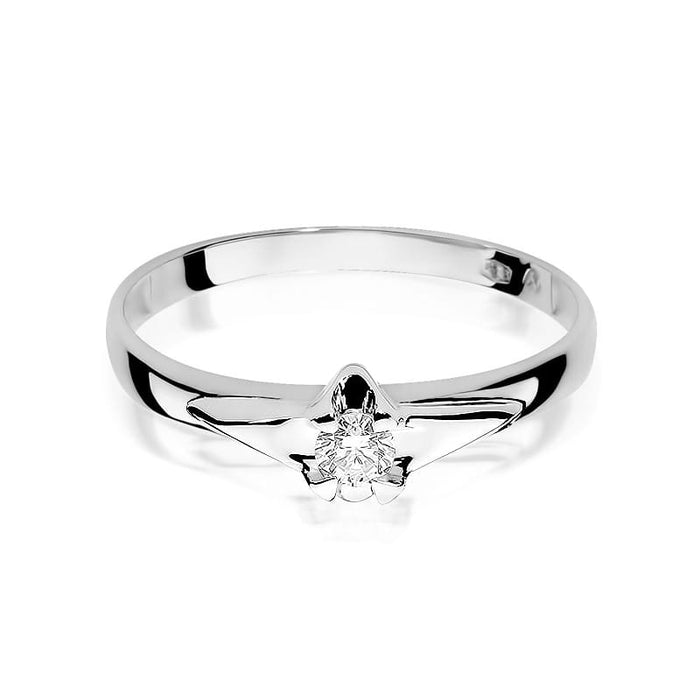 Inel Aur 14K W088 Diamant 0,15ct