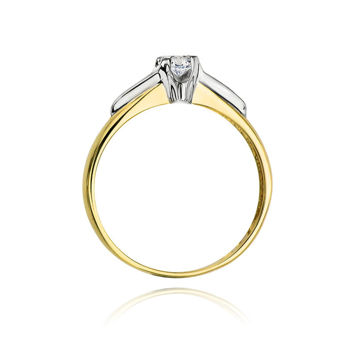 Inel Aur 14K W088 Diamant 0,15ct