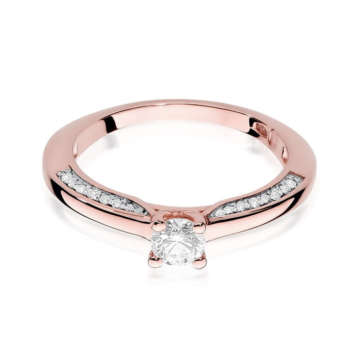 Inel Aur 14K cu Diamant Natural 0.44 ct