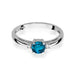 Inel Aur 14K cu Topaz London Blue 0.50 ct