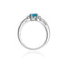 Inel Aur 14K cu Topaz London Blue 0.50 ct