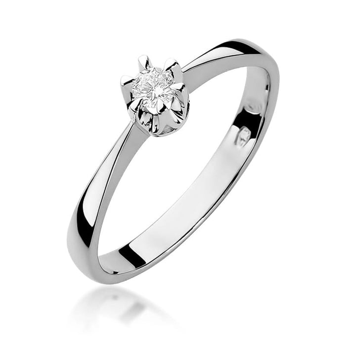 Inel Aur 14K W111 Diamant 0.12ct