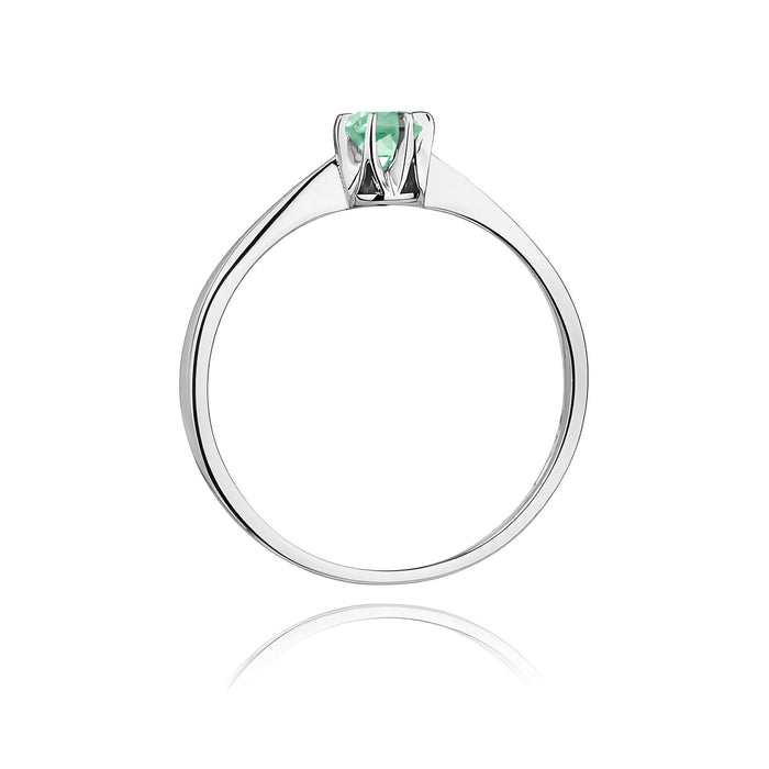 Inel Aur 14K W111 Smarald 0.15ct