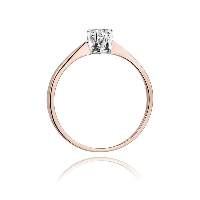 Inel Aur 14K W111 Diamant 0.12ct