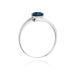 Inel Aur 14K W119 Topaz London Blue 0.50ct