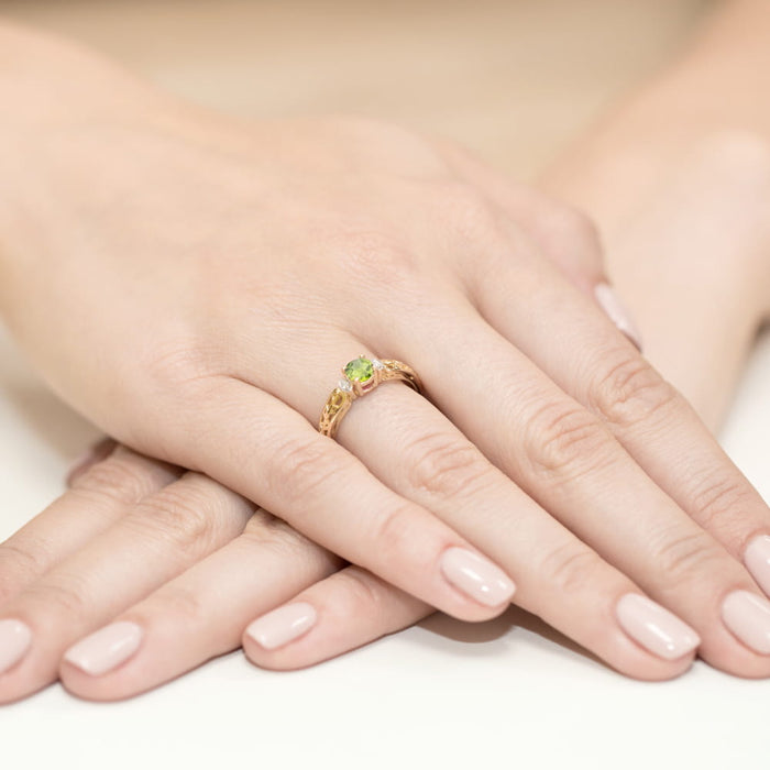 Inel Aur 14K cu Peridot 0.60 ct