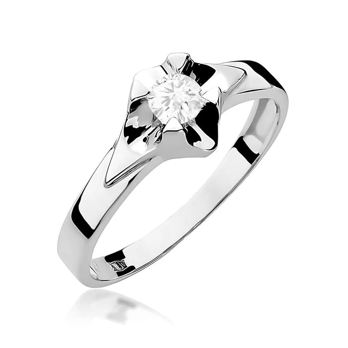 Inel Aur 14K W0155 Diamant Cultivat 0.30ct