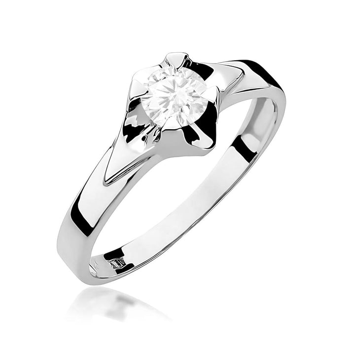 Inel Aur 14K W0155 Diamant Cultivat 0.50ct