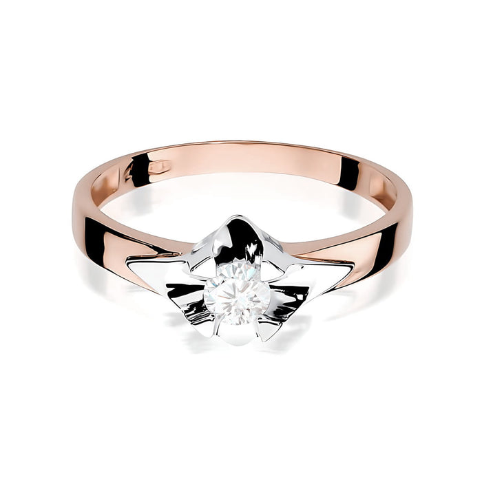Inel Aur 14K W0155 Diamant Cultivat 0.30ct