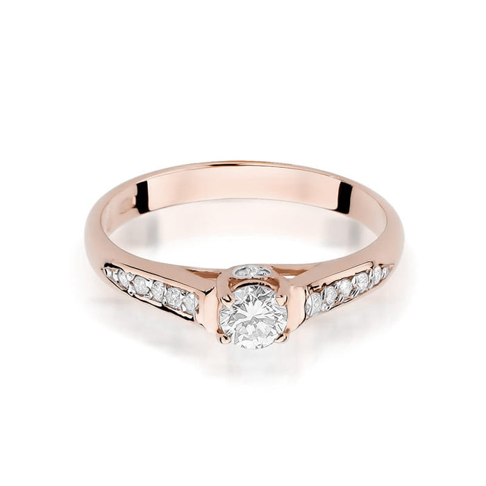 Inel Aur 14K cu Diamante Naturale 0.33 ct