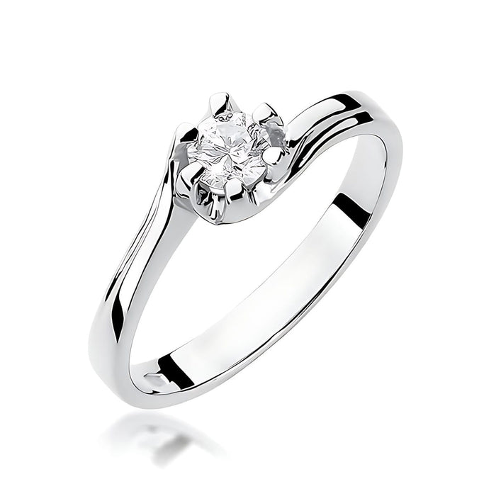 Inel Aur 14K W163 Diamant Cultivat 0.30ct