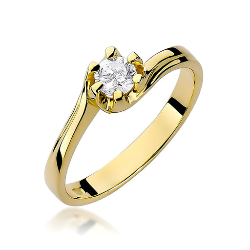Inel Aur 14K W163 Diamant Cultivat 0.30ct