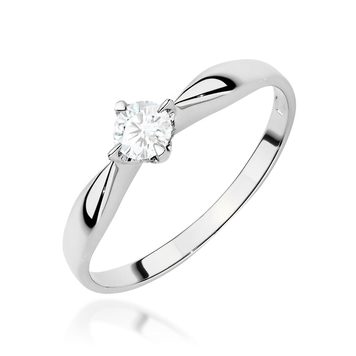 Inel Aur 14K cu Diamante de Laborator 0.15 ct