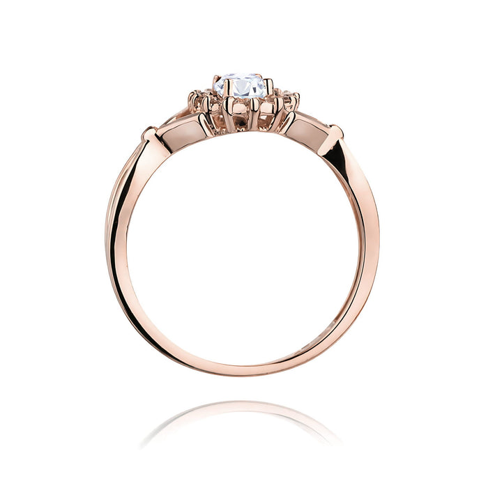 Inel Aur 14K W0182 Diamant 0,40ct