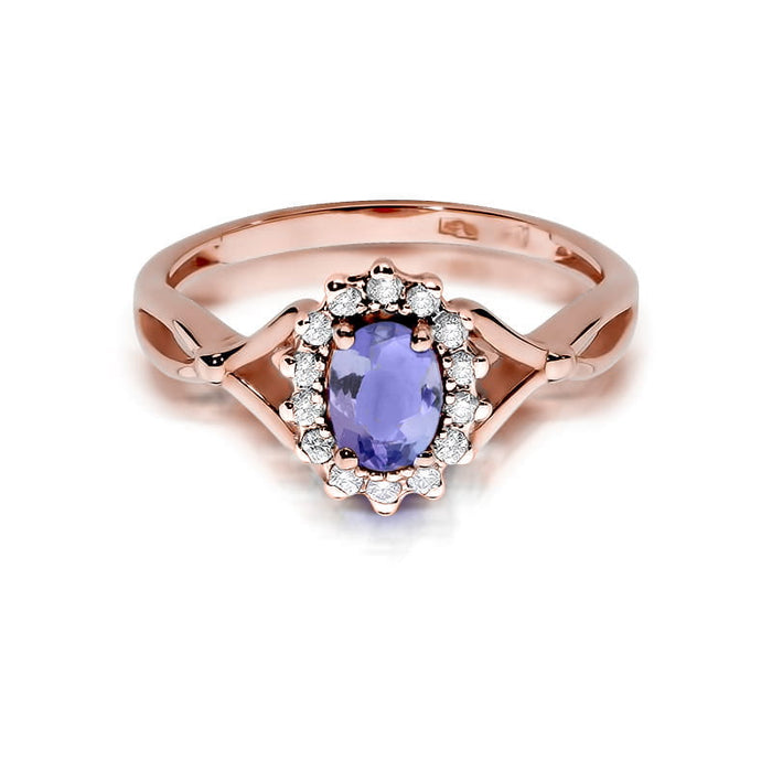 Inel Aur 14K W0182 Tanzanit 0.40ct