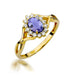 Inel Aur 14K W0182 Tanzanit 0.40ct