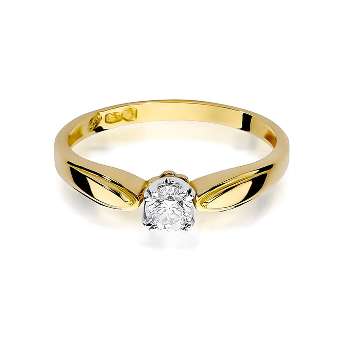 Inel Aur 14K W197 Diamant Laborator 0.25ct