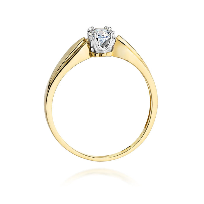 Inel Aur 14K W197 Diamant Laborator 0.25ct