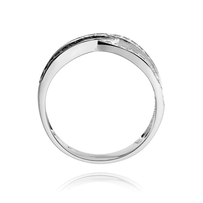 Inel Aur 14K cu Diamante Negre 0.27 ct