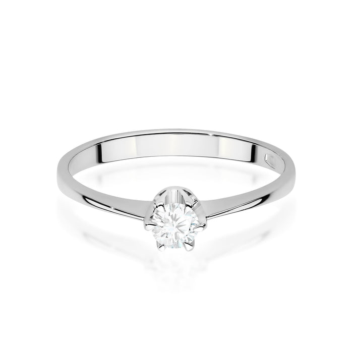 Inel Aur 14K cu Diamant de Laborator 0.20 ct