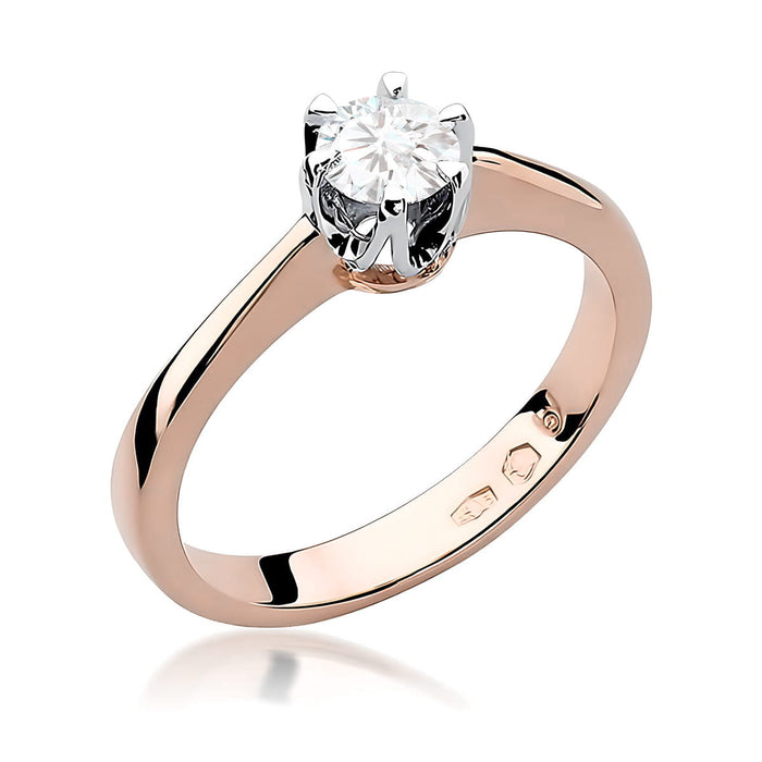 Inel Aur 14K W0220 Diamant Cultivat 0.25ct