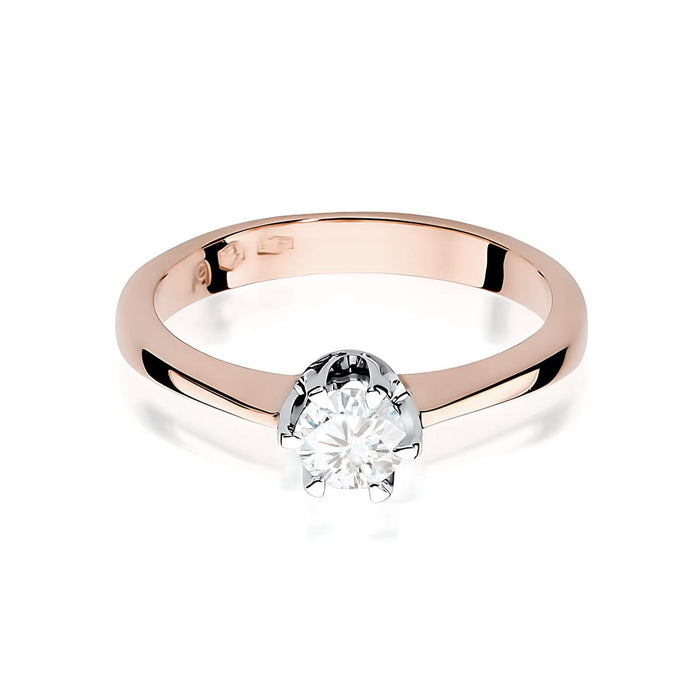 Inel Aur 14K W0220 Diamant Cultivat 0.25ct