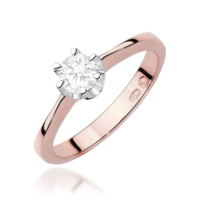 Inel Aur 14K cu Diamant de Laborator 0.30 ct