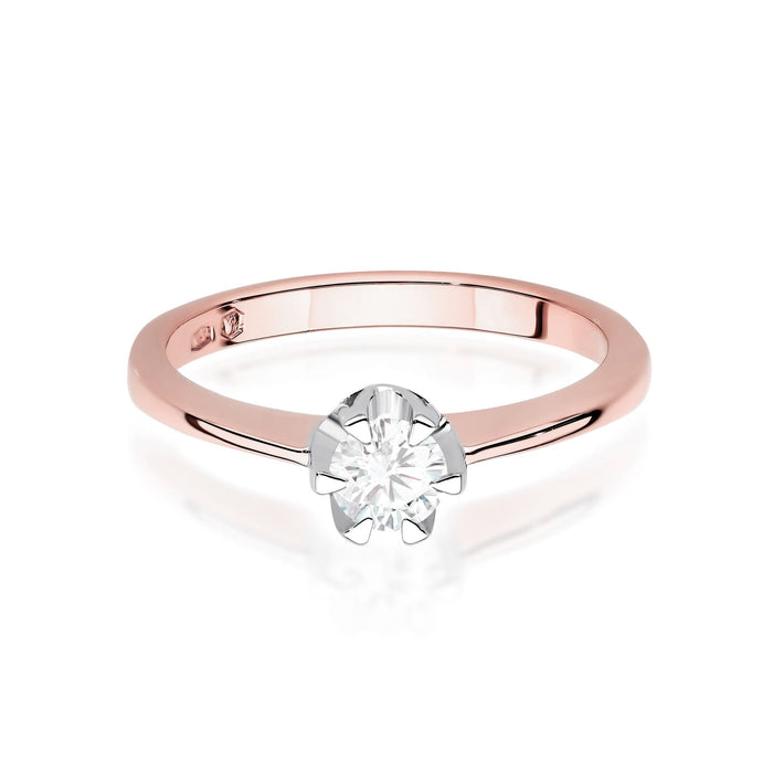 Inel Aur 14K cu Diamant de Laborator 0.40 ct