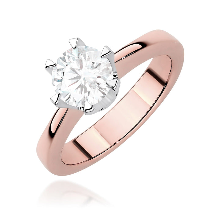 Inel Aur 14K cu Diamant de Laborator 1.00 ct