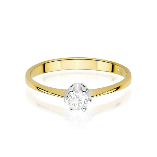 Inel Aur 14K cu Diamant de Laborator 0.20 ct